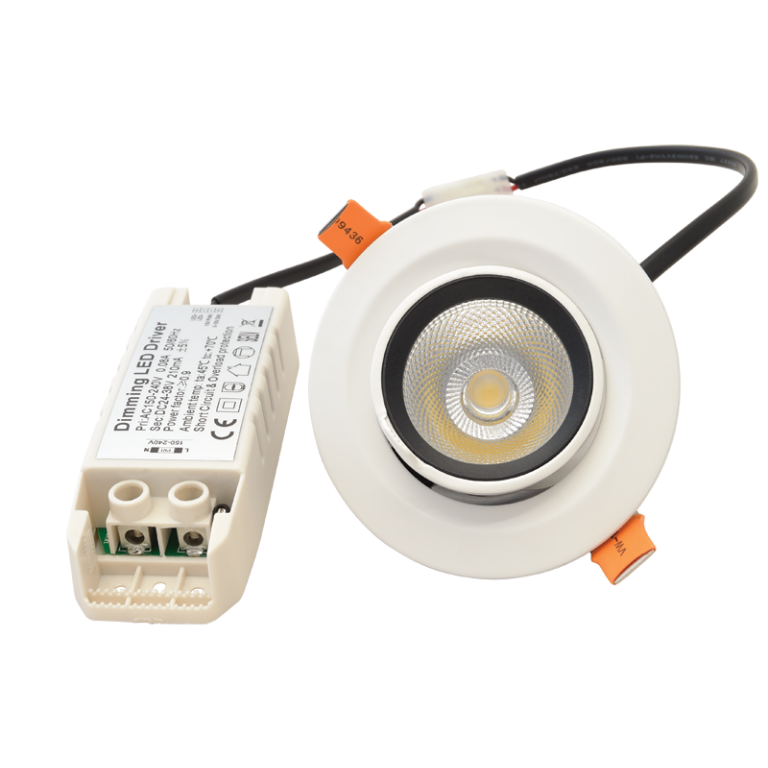 DLCOBA10W - Beépíthető álmennyezeti LED lámpatest, forgatható
