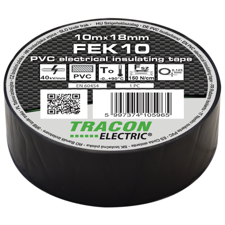 FEK10 - Szigetelőszalag, fekete