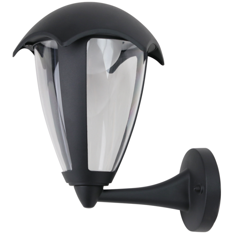 GARU8W - LED-es kültéri fali lámpa, álló karos