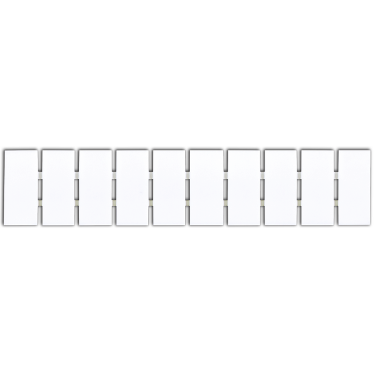 J10 - Jelölőlapka TSKA, TSKB sorozatkapocshoz, (10 modul), W=10mm