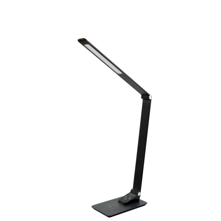 LALW10W - LED asztali lámpa,szab.fényerő,színhőm,vezetéknélk.töltő