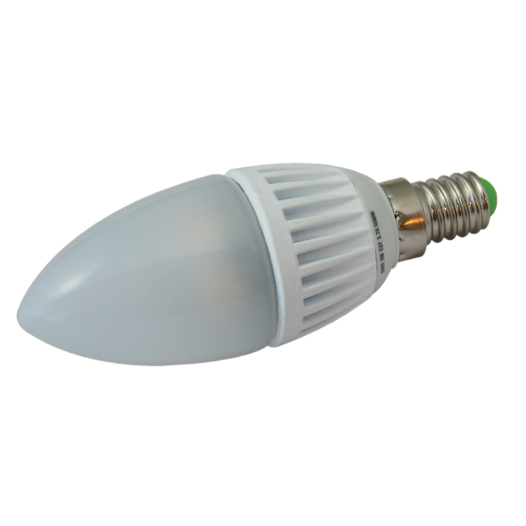 LGY5W - Gyertya burájú LED fényforrás, tejüveg