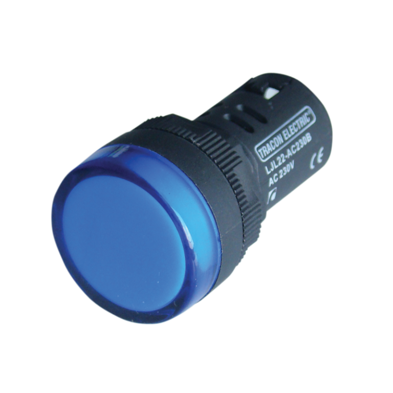 LJL22-BF - LED-es jelzőlámpa, kék
