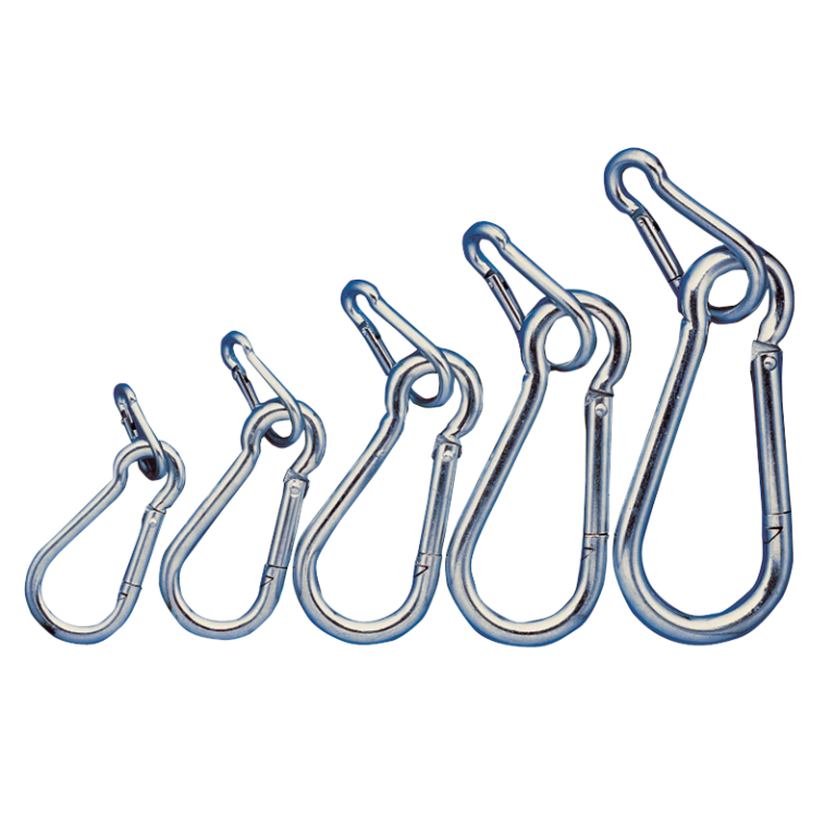 RKARA8 - Karabiner, rugós, acél