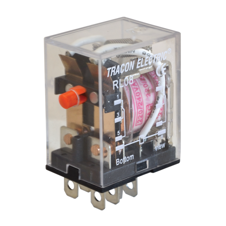 RL08-12DC - Miniatűr teljesítmény relé