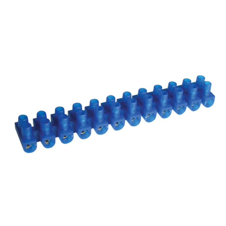 SK15A-U - Flexibilis sorozatkapocs, U profil, 12 tag, kék