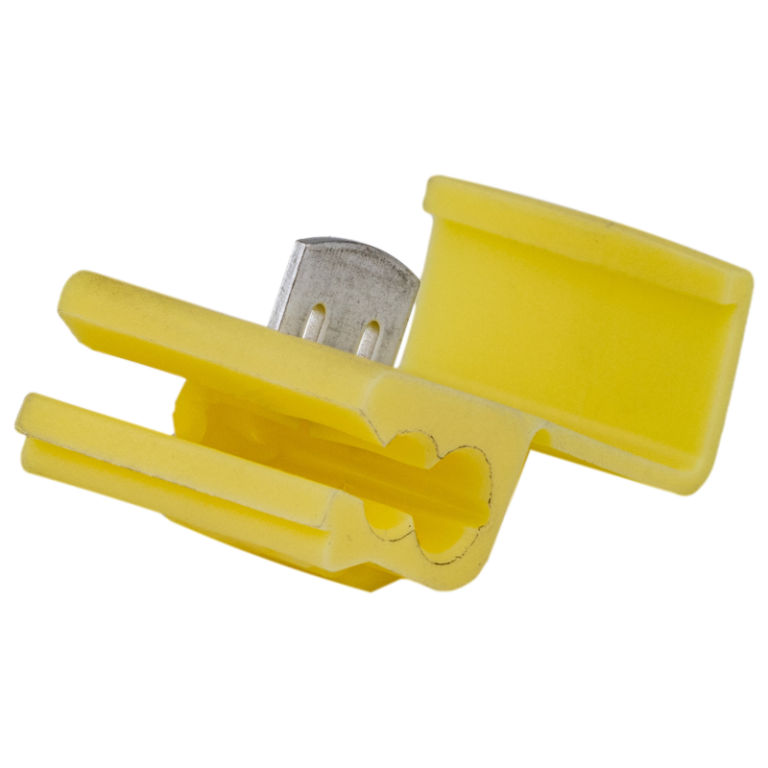 SL - Késes leágaztató (PVC), ónozott elektrolitréz, sárga