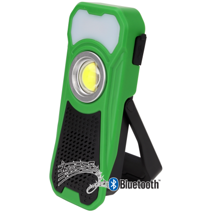 STLBT10W - Akkumulátoros LED kézi lámpa Bluetooth hangszóróval