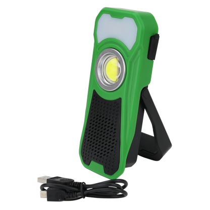 STLBT10W - Akkumulátoros LED kézi lámpa Bluetooth hangszóróval - Image 2