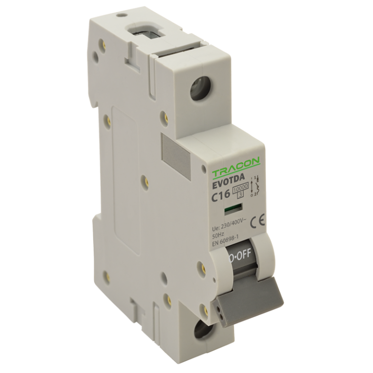 TDA-1C-63 - Kismegszakító, 1 pólus, C karakterisztika