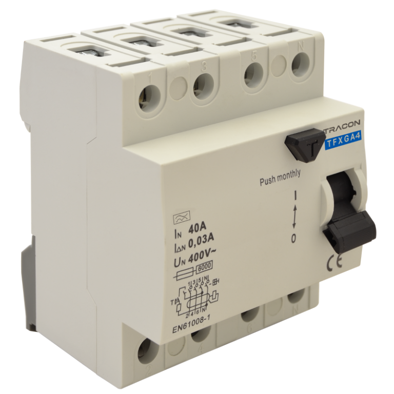 TFXGA4-63030 - Áram-védőkapcsoló, 4 pólusú G/A