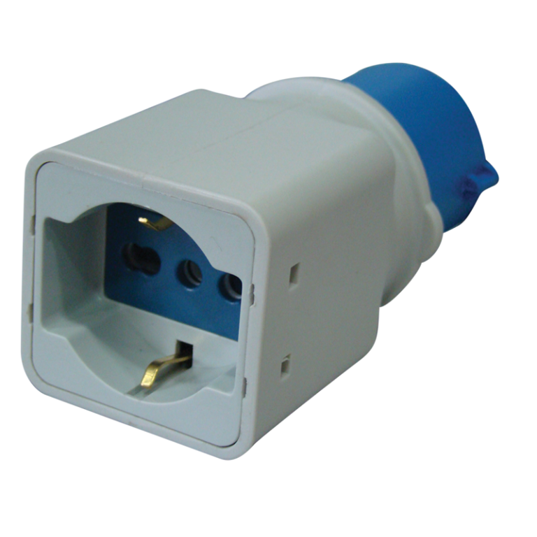 TICS-A1 - Csatlakozó adapter, CEE/Schuko