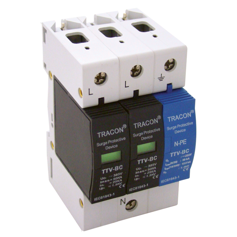 TTV-BC225-2 - Túlfeszültségvédő készülék, 2.-es típus, csillagpontos
