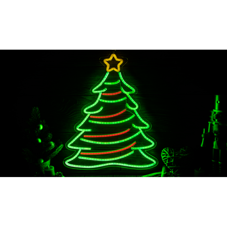 CHRNT - NEON FLEX LED karácsonyi fenyő, USB (X25011)