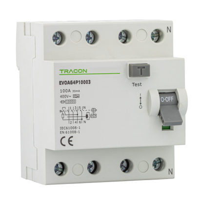 EVOAG4P6303 - Áram-védőkapcsoló, 4 pólusú