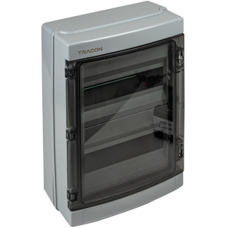 EDFKIP65N122 - Falon kívüli elosztódoboz, átlátszó ajtóval, N/PE sínnel