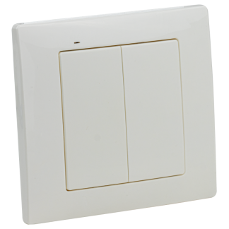 EFNY4 - Rádiós jeladó nyomógomb, 4 csatornás, fali, krém