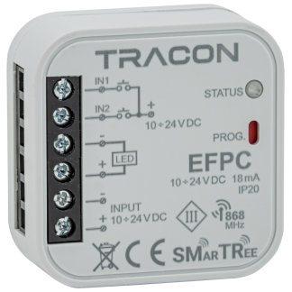 EFPC - Rádiós LED vezérlő, szerelvénydobozba, 1 csatornás