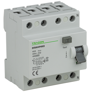 EVOAV4P2503 - Áram-védőkapcsoló, 4 pólusú