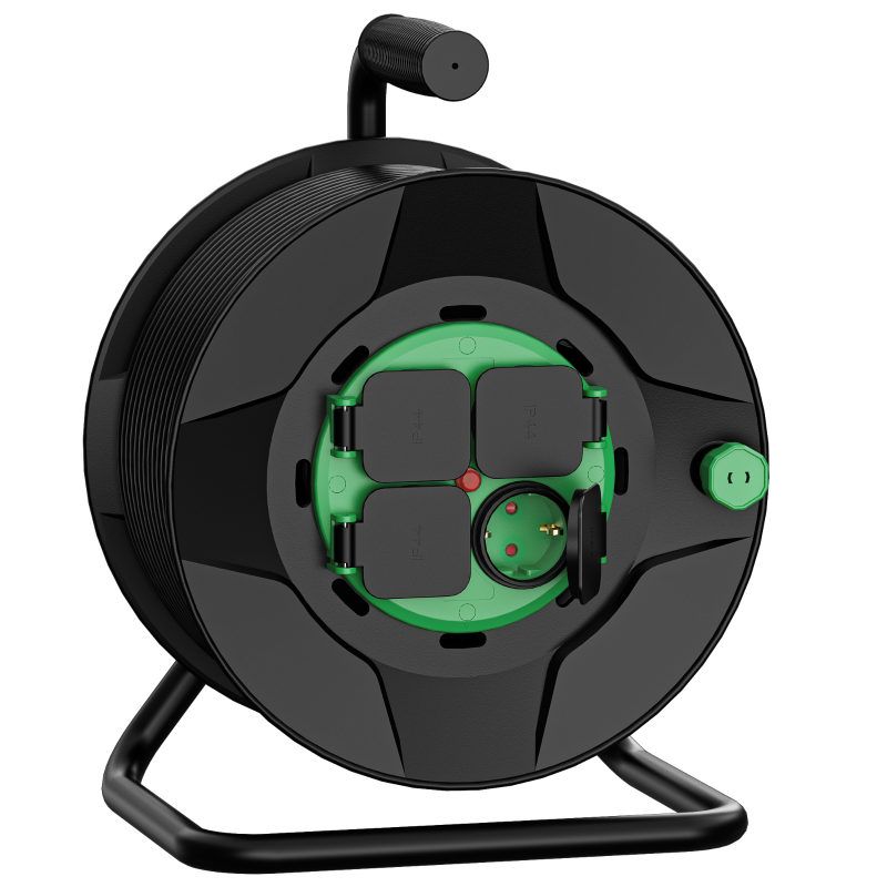 KDH50IP - Kábeldobos hosszabbító, fémvázzal