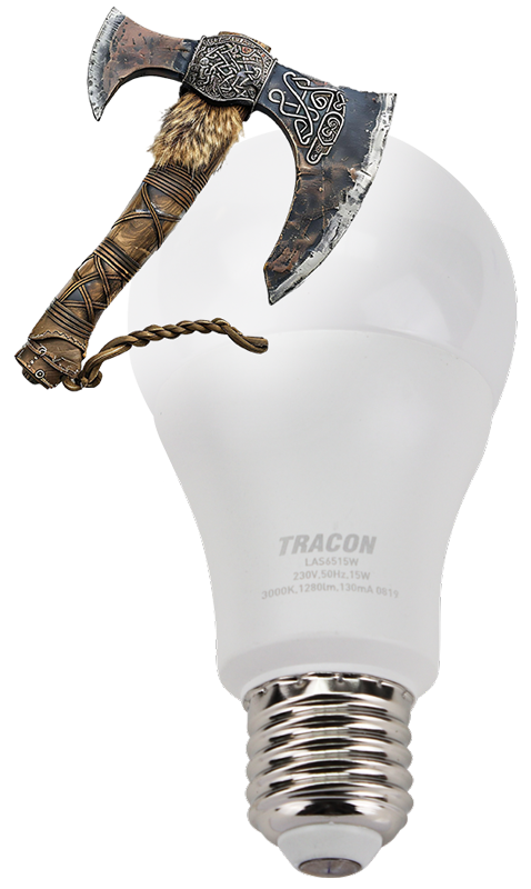 LAS6515NW - Gömb burájú LED fényforrás SAMSUNG chippel