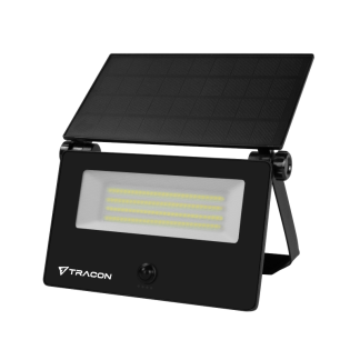 LSTB10NW - Napelemes LED fali világítótest mozgásérzékelővel, fekete