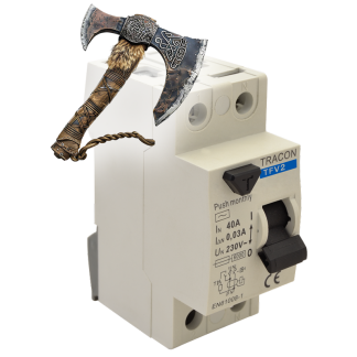 TFV2-40030 - Áram-védőkapcsoló, 2 pólusú