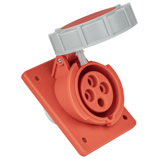 TICS-314IP67 - Beépíthető ferde ipari csatlakozóaljzat