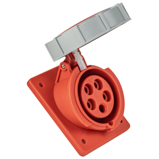 TICS-315IP67 - Beépíthető ferde ipari csatlakozóaljzat