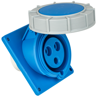 TICS-323IP67 - Beépíthető ferde ipari csatlakozóaljzat