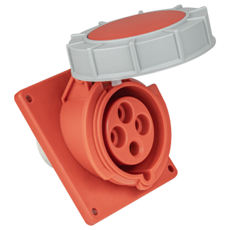 TICS-324IP67 - Beépíthető ferde ipari csatlakozóaljzat