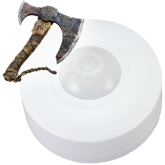 TMB-311IP - Védett mozgásérzékelő, mennyezetre, 3 szenzorral, fehér