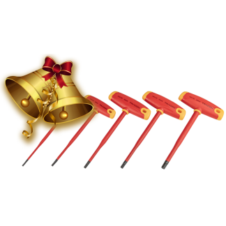 ISET5 - 5 darabos 1000 V-ra szigeteltimbuszkulcs készlet