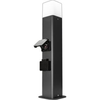 GARN2SE27 - Kerti állólámpa SCHUKO csatlakozóaljzattal