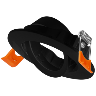 TLCPRDB - Süllyesztett spot lámpatest, kerek, dönthető, fekete