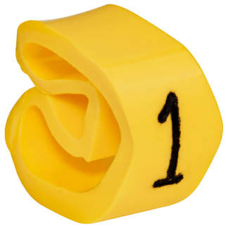 VJC1 - Vezetékjelölő (1 szám)vezetékre ráhúzható