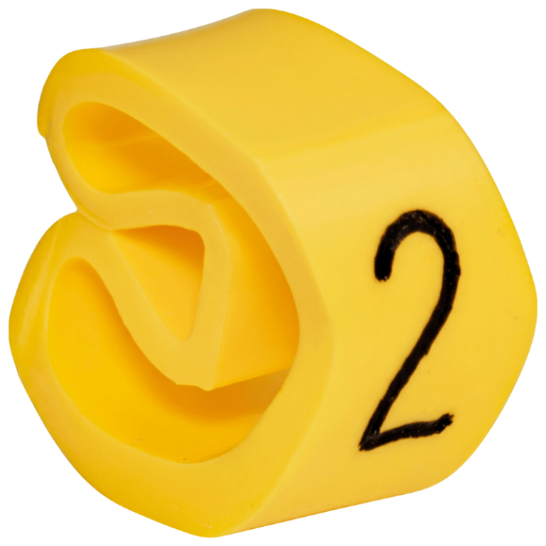 VJB2 - Vezetékjelölő (2 szám)vezetékre ráhúzható