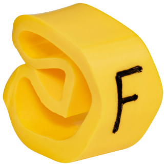 VJCF - Vezetékjelölő (F betű)vezetékre ráhúzható