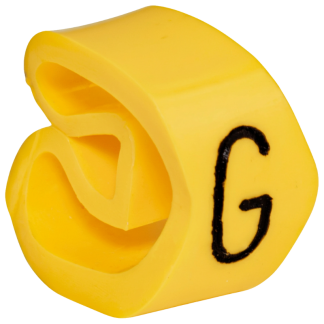 VJCG - Vezetékjelölő (G betű)vezetékre ráhúzható