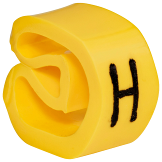 VJCH - Vezetékjelölő (H betű)vezetékre ráhúzható