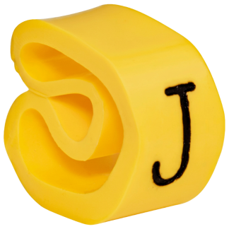 VJCJ - Vezetékjelölő (J betű)vezetékre ráhúzható