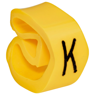 VJCK - Vezetékjelölő (K betű)vezetékre ráhúzható