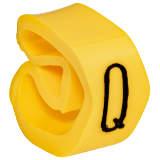 VJCQ - Vezetékjelölő (Q betű)vezetékre ráhúzható