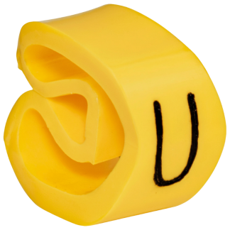 VJCU - Vezetékjelölő (U betű)vezetékre ráhúzható