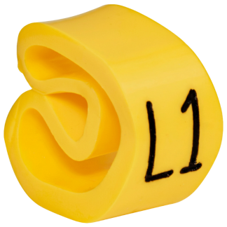 VJCL1 - Vezetékjelölő (L1 jelölés)vezetékre ráhúzható