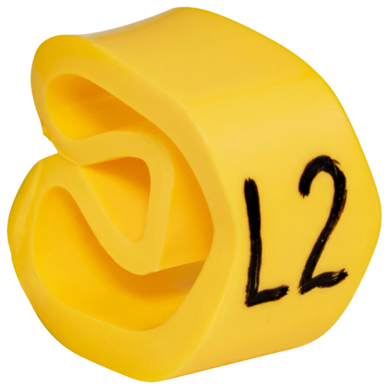 VJBL2 - Vezetékjelölő (L2 jelölés)vezetékre ráhúzható