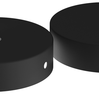 LINCCB - Mennyezeti takaró elem LIN irodai világítótestekhez, fekete