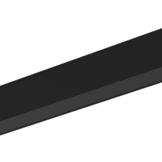 LIN15BB - Vak egyenes toldó LIN irodai világítótestekhez, fekete