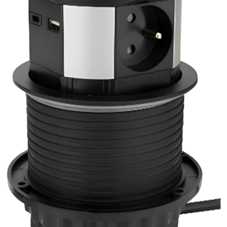 RE1003USB - Asztali aljzat (előugró)