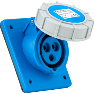 TICS-313IP67 - Beépíthető ferde ipari csatlakozóaljzat